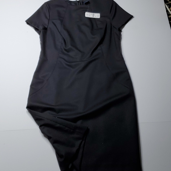 Brooks Brothers NWT Black fitted Career Dress 8P - Picture 1 of 7